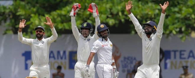 श्रीलंकासँग पहिलो टेष्टमा भारत ३०४ रनले विजयी