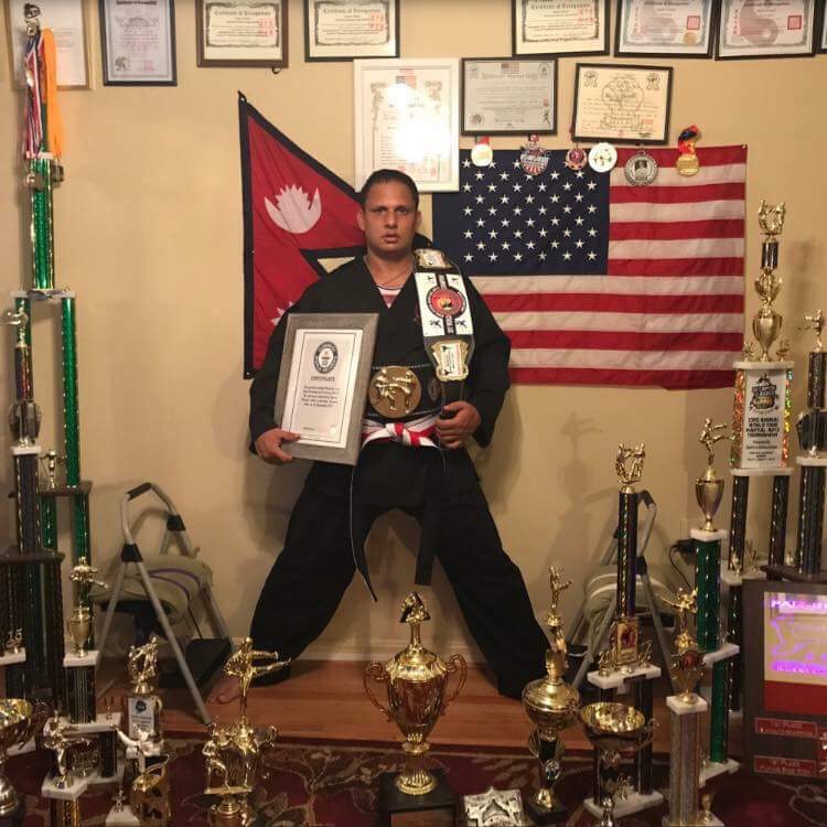 Second Times  Guinness World Record Break by Karate Player Ujjwal Thakuri