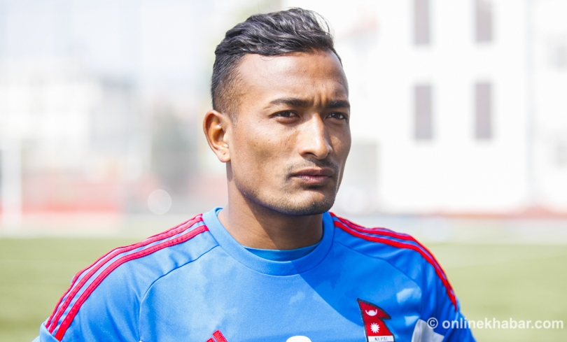 कीर्तिमान नजिक नेपाली फुटबल कप्तान बिराज महर्जन