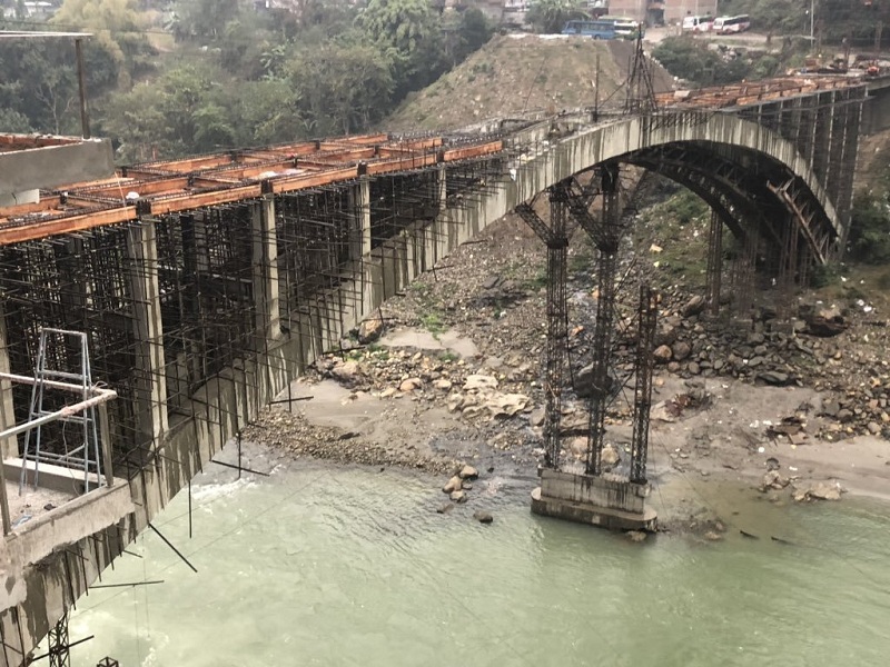 मुग्लिनमा नेपालकै दोस्रो ‘आर्क ब्रिज’, वैशाख १ गते सञ्चालनमा आउने